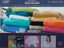 Tablet Screenshot of cuenca-textil.com.ar